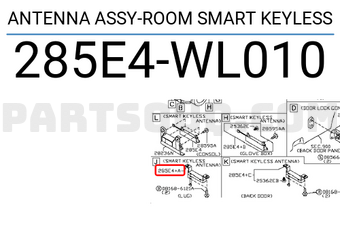 Nissan 285E4WL010 ANTENNA ASSY-ROOM SMART KEYLESS