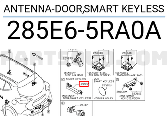 Nissan 285E65RA0A ANTENNA-DOOR,SMART KEYLESS