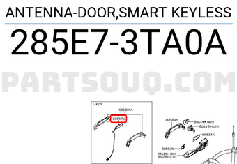 Nissan 285E73TA0A ANTENNA-DOOR,SMART KEYLESS