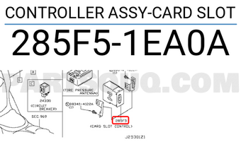 Nissan 285F51EA0A CONTROLLER ASSY-CARD SLOT