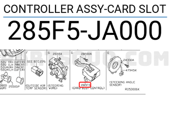 Nissan 285F5JA000 CONTROLLER ASSY-CARD SLOT