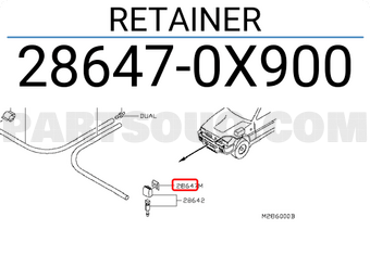 Nissan 286470X900 RETAINER
