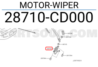Nissan 28710CD000 MOTOR-WIPER