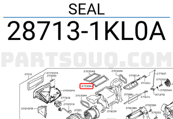 Nissan 287131KL0A SEAL