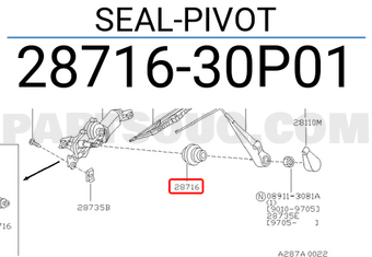 Nissan 2871630P01 SEAL-PIVOT