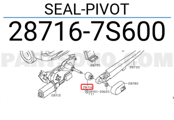 Nissan 287167S600 SEAL-PIVOT