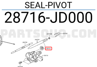 Nissan 28716JD000 SEAL-PIVOT