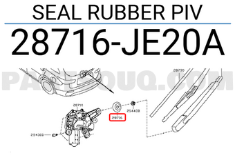 Nissan 28716JE20A SEAL RUBBER PIV
