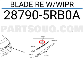 Nissan 287905RB0A BLADE RE W/WIPR