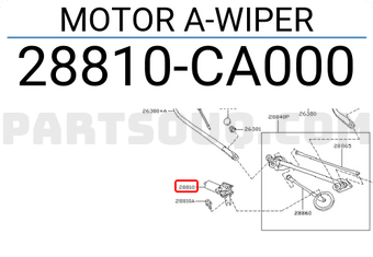 Nissan 28810CA000 MOTOR A-WIPER