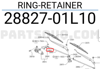 Nissan 2882701L10 RING-RETAINER