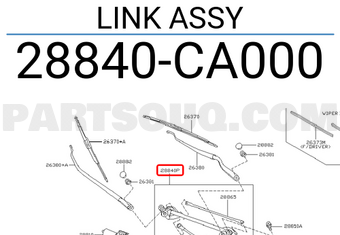 Nissan 28840CA000 LINK ASSY