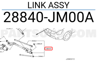Nissan 28840JM00A LINK ASSY