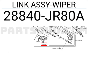 Nissan 28840JR80A LINK ASSY-WIPER