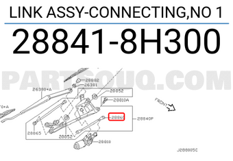 Nissan 288418H300 LINK ASSY-CONNECTING,NO 1
