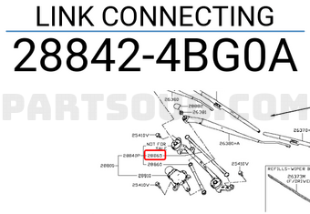 Nissan 288424BG0A LINK CONNECTING