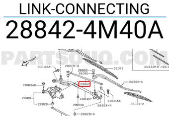 Nissan 288424M40A LINK-CONNECTING