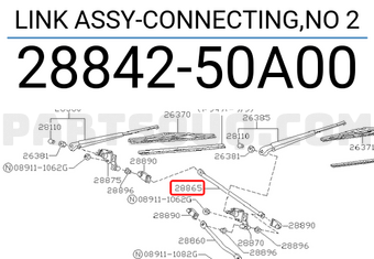 Nissan 2884250A00 LINK ASSY-CONNECTING,NO 2