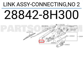 Nissan 288428H300 LINK ASSY-CONNECTING,NO 2