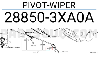 Nissan 288503XA0A PIVOT-WIPER