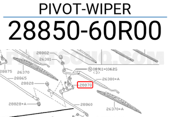 Nissan 2885060R00 PIVOT-WIPER