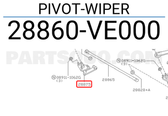 Nissan 28860VE000 PIVOT-WIPER