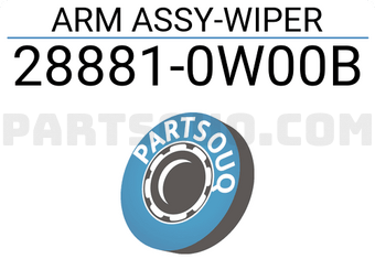 Nissan 288810W00B ARM ASSY-WIPER
