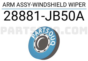 Nissan 28881JB50A ARM ASSY-WINDSHIELD WIPER