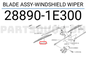 Nissan 288901E300 BLADE ASSY-WINDSHIELD WIPER