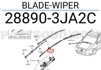 Nissan 288903JA2C BLADE-WIPER