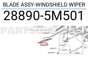 Nissan 288905M501 BLADE ASSY-WINDSHIELD WIPER