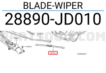 Nissan 28890JD010 BLADE-WIPER
