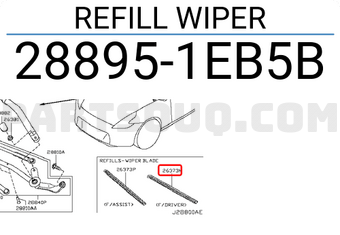 Nissan 288951EB5B REFILL WIPER