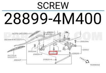 Nissan 288994M400 SCREW