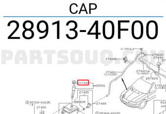 Nissan 2891340F00 CAP