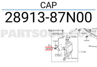 Nissan 2891387N00 CAP