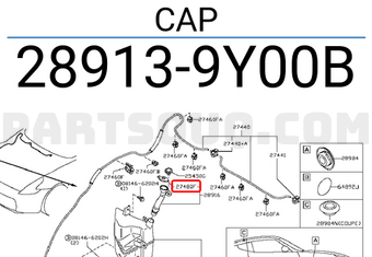 Nissan 289139Y00B CAP