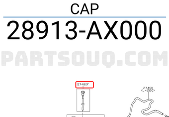 Nissan 28913AX000 CAP