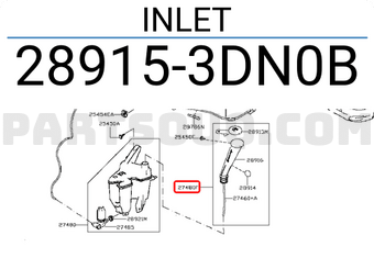 Nissan 289153DN0B INLET