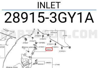 Nissan 289153GY1A INLET