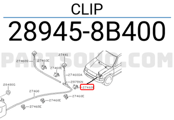 Nissan 289458B400 CLIP
