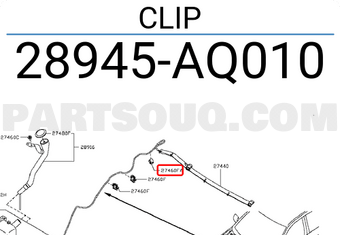 Nissan 28945AQ010 CLIP