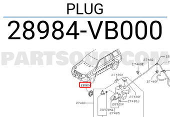 Nissan 28984VB000 PLUG