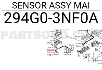 Nissan 294G03NF0A SENSOR ASSY MAI