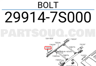 Nissan 299147S000 BOLT