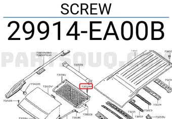 Nissan 29914EA00B SCREW