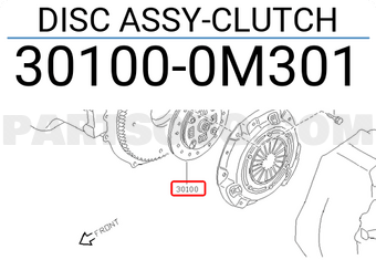 Nissan 301000M301 DISC ASSY-CLUTCH