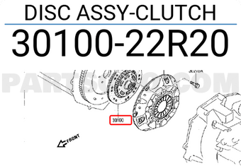 Nissan 3010022R20 DISC ASSY-CLUTCH