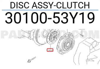 Nissan 3010053Y19 DISC ASSY-CLUTCH