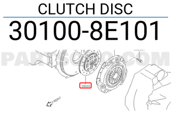 Nissan 301008E101 CLUTCH DISC